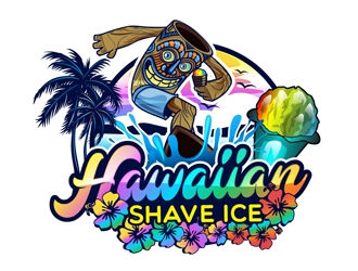 NIKALYS Hawaiian Shave Ice logo design by DreamLogoDesign