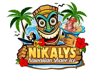 NIKALYS Hawaiian Shave Ice logo design by Suvendu