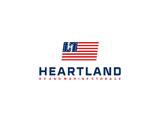 Heartland RV and Marine Storage logo design by jancok