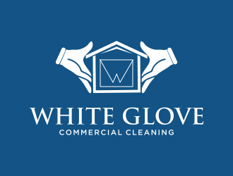 White Glove Commercial Cleaning logo design by Mahrein