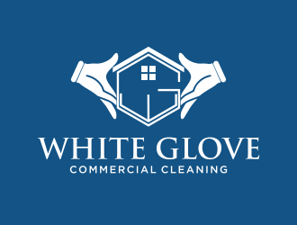 White Glove Commercial Cleaning logo design by Mahrein