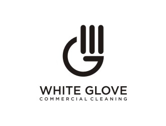 White Glove Commercial Cleaning logo design by sabyan