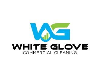 White Glove Commercial Cleaning logo design by maze