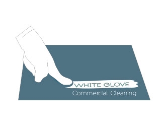 White Glove Commercial Cleaning logo design by not2shabby