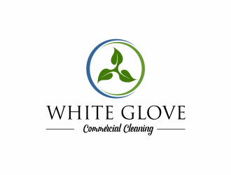 White Glove Commercial Cleaning logo design by MagnetDesign