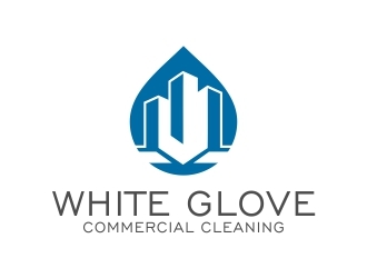White Glove Commercial Cleaning logo design by b3no