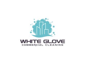 White Glove Commercial Cleaning logo design by mudhofar808