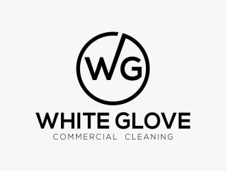 White Glove Commercial Cleaning logo design by berkahnenen