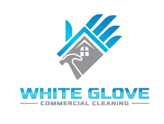 White Glove Commercial Cleaning logo design by jenyl