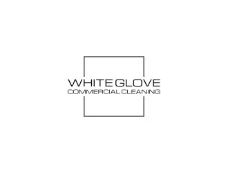 White Glove Commercial Cleaning logo design by N3V4
