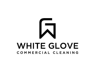 White Glove Commercial Cleaning logo design by Fear