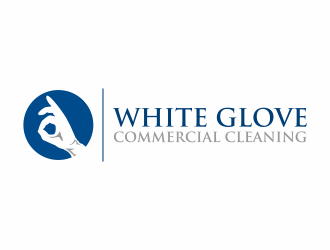 White Glove Commercial Cleaning logo design by ingepro