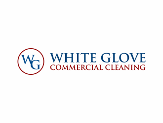 White Glove Commercial Cleaning logo design by ingepro