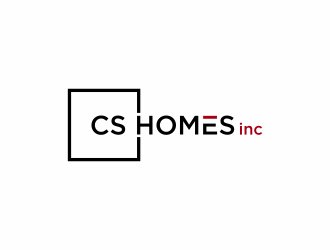 CS HOMES inc logo design by ammad