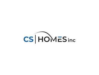 CS HOMES inc logo design by haidar