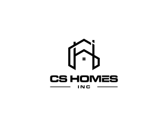 CS HOMES inc logo design by haidar