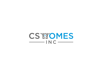 CS HOMES inc logo design by logitec