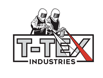 T-TEX INDUSTRIES logo design by megalogos