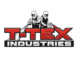 T-TEX INDUSTRIES logo design by megalogos