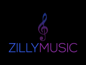 Zilly Music logo design by Hansiiip