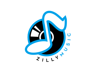 Zilly Music logo design by AisRafa