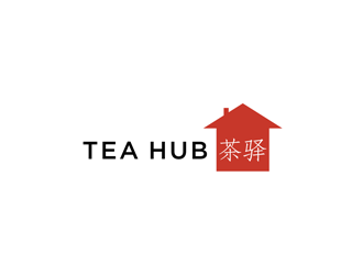 Tea Hub 茶驿 logo design by johana