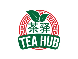 Tea Hub 茶驿 logo design by yans