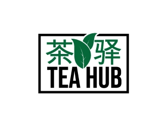 Tea Hub 茶驿 logo design by yans