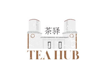 Tea Hub 茶驿 logo design by Greenlight