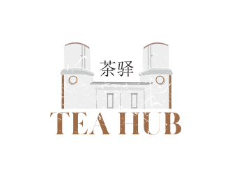 Tea Hub 茶驿 logo design by Greenlight