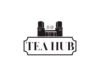 Tea Hub 茶驿 logo design by Greenlight