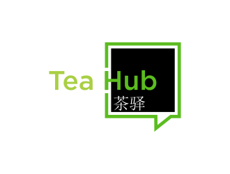 Tea Hub 茶驿 logo design by diki