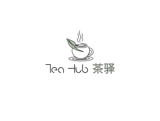 Tea Hub 茶驿 logo design by AikoLadyBug