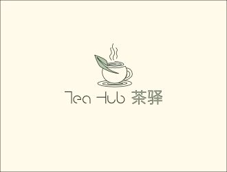 Tea Hub 茶驿 logo design by AikoLadyBug