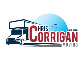 Chris Corrigan Moving logo design by Suvendu