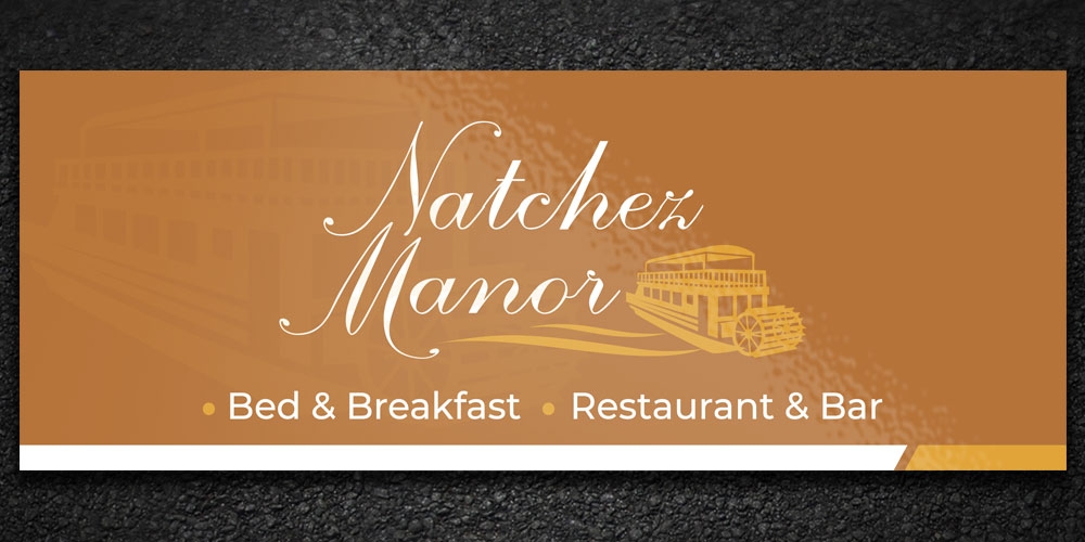 Natchez Manor logo design by Boomstudioz