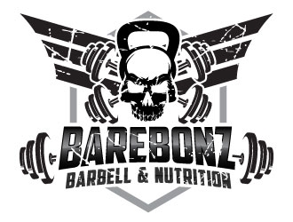 BareBonz Barbell & Nutrition logo design by daywalker