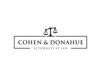 Cohen & Donahue Attorneys at Law logo design by ammad