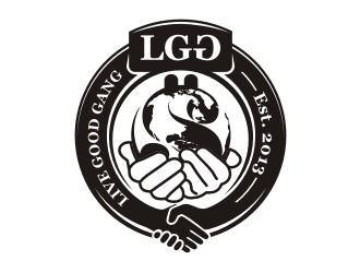 Live Good Gang logo design by ramapea