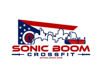 Sonic Boom CrossFit logo design by daywalker