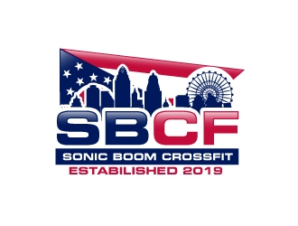 Sonic Boom CrossFit logo design by mawanmalvin