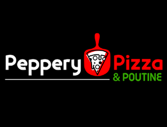Peppery Pizza and Poutine  logo design by ingepro