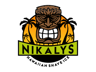 NIKALYS Hawaiian Shave Ice logo design by JessicaLopes