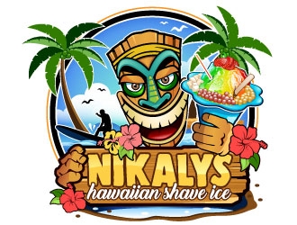 NIKALYS Hawaiian Shave Ice logo design by Suvendu