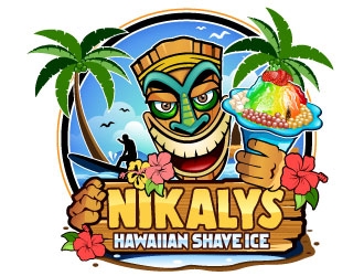 NIKALYS Hawaiian Shave Ice logo design by Suvendu