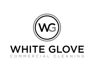 White Glove Commercial Cleaning logo design by p0peye