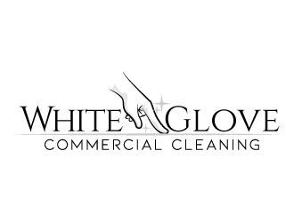 White Glove Commercial Cleaning logo design by jaize