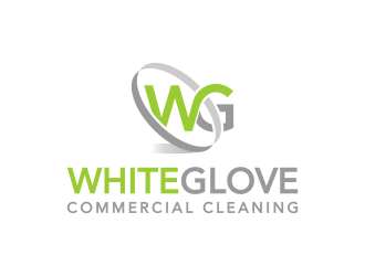 White Glove Commercial Cleaning logo design by ellsa