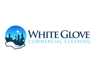 White Glove Commercial Cleaning logo design by kunejo