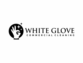 White Glove Commercial Cleaning logo design by kimora